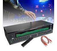 DUXMM Professional EQ Equaliser,31 Bands Graphic Equalizer,Optical Fiber/Coaxial Input,Bluetooth 5.4,12 Rhythm Patterns,for Professional Stage Sound Equipment