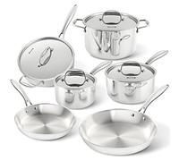 Duxtop Whole-Clad Tri-Ply Stainless Steel Induction Ready Premium Cookware Set (10pc)