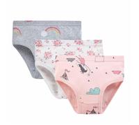 duxyoz 3PC Girls Knickers Underwear Soft Cotton Panties Seamless Briefs Cute Underpants Comfy High Elastic Comfortable Breathable Knickers Pants For Toddler Kids All Season 5-6 Years
