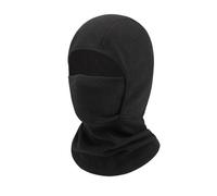duxyoz Black Kids Fleece Balaclava Ski Mask - Thermal,Windproof,Warm,Full Face Cover,Under Helmet Hat with Neck Warmer for Skiing Cycling Outdoor Sports 5-12 Years