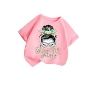 duxyoz Boys Girls T-Shirt Short Sleeve Cute Print Summer Tee Shirts Soft Feel Comfortable Fashionable Cotton Cartoon Top Child Kids Boy Girl Toddler Youth Casual Tees Round Neck 12-14 Years