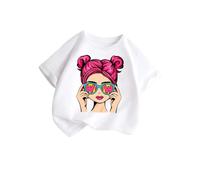 duxyoz Boys Girls T-Shirt Short Sleeve Cute Print Summer Tee Shirts Soft Feel Comfortable Fashionable Cotton Cartoon Top Child Kids Boy Girl Toddler Youth Casual Tees Round Neck 12-14 Years