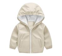 duxyoz Boys Girls Waterproof Jacket Toddler Baby Boy Girl Kids Rain Jacket Lightweight Breathable Rain Coat Windproof Zip Up Hooded Storm Jackets Water Resistant Raincoat Windbreaker 18-24 Months