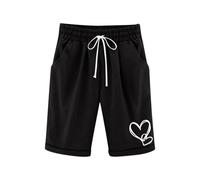 duxyoz Capris Pants for Girls Summer Casual Loose Straight Wide Leg Drawstring Elastic Waist Cropped Trousers Kids Loose Fit Baggy Beach Shorts Knee Length Lounge Bermuda Shorts 12-13 Years