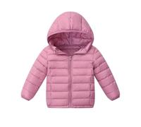 duxyoz Girls' Boys' Winter Coats Hooded Warm Puffer Jacket Coat For Kids Lightweight Packable Padded Quilted Puffy Coat Long Sleeve Windproof Outwear Thermal Warm Softshell Outdoor Jacket 4-5 Years