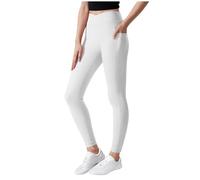 duxyoz Girls' Leggings High Waist Yoga Leggings with Pockets Kids Childrens Soft Stretchy Training Sports Running Tights Butterluxe Full Length Plain Dance Trousers Summer