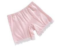 duxyoz Girls Seamless Boxer Briefs Mid-Waist Invisible Knickers Soft Lace Safety Panties Modal Underwear Solid Color Breathable Boyshorts Comfy Shorts Leggings Briefs Under Dress 16-18 Years