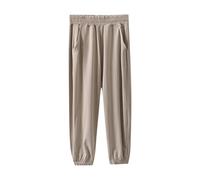 duxyoz Kids Boys Lightweight Sweatpants Summer Casual Loose Fit School Trousers Baggy Solid Color Joggers Thin Breathable Quick Drying Long Pants Elastic Waist Jogging Bottom with Pockets 10-11 Years