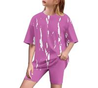 duxyoz Kids Girls suit Summer Activewear Workout Set 2 Piece Athletic Sets Oversized T Shirts And Shorts Leggings Yoga Pants Two Piece Lounge Sets Casual Sweatsuits Outfit Y2k Clothes 8-9 Years