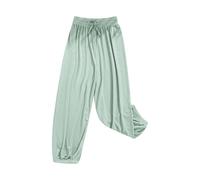 duxyoz Kids Harem Trousers Loose Casual Baggy Sports Pants Girls Boys Children Breathable Elastic Waist Cuffed Ankles Joggers Lightweight Summer Long Pants Solid Sweatpants School Trousers 7-8 Years