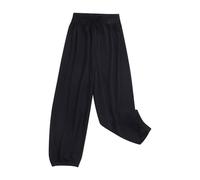 duxyoz Kids Harem Trousers Loose Casual Baggy Sports Pants Girls Boys Children Breathable Elastic Waist Cuffed Ankles Joggers Lightweight Summer Long Pants Solid Sweatpants School Trousers 3-4 Years