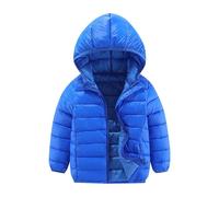 duxyoz Kids Lightweight Down Jacket Boys Girls Winter Coats Hooded Lightweight Packable Padded Puffer Jacket Bubble Puffer Quilted Coat Teens Windbreaker Outwear With Pockets 3-16 Years