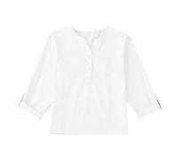 duxyoz Linen Shirts for Kids Boys Girls Long Sleeve Casual Tops Loose Fit Basic Henley Shirt Spring Summer Comfy Clothes Lightweight Breathable Pullover Blouse Classic Button Up Tunic Tees 9-10 Years