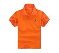 duxyoz Polo Shirts for Boys Girls Short Sleeve Summer T-Shirts Cute Casual Tops Kids Children Cute Printed School Shirt Classic Lapel Basic Tee Daily Wear Cotton Tee Shirt Clothes 9-10 Years