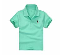 duxyoz Polo Shirts for Boys Girls Short Sleeve Summer T-Shirts Cute Casual Tops Kids Children Cute Printed School Shirt Classic Lapel Basic Tee Daily Wear Cotton Tee Shirt Clothes 3-4 Years