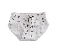 duxyoz Teen Girls Knickers Soft Briefs Cotton Seamless Underwear Underpants Comfortable Breathable Panties Teenager Knickers Pants Middle Waist Hipster Bikini Kids Stretch Underpants 12-14 Years