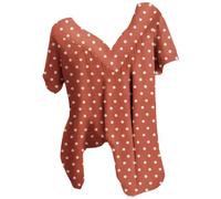 duxyoz Tops for Women UK Summer Short Sleeve Casual Shirt V Neck Elegant Party Tops Vintage Boho Printed Loose Tunic Tee Loose Fit Plus Size T Shirts Blouse Soft Ladies Swing