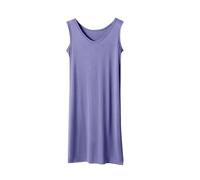 duxyoz Women'S Nightdresses Sleepwear Nightgowns Sleeveless Tank Nightshirt Luxury Soft Casual Nightwear Pajamas Comfy Loungewear Nighties Plus Size Plain Classic Sleepshirts Size XXXXXL
