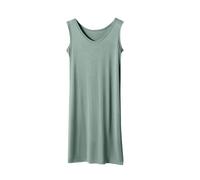 duxyoz Women'S Nightdresses Sleepwear Nightgowns Sleeveless Tank Nightshirt Luxury Soft Casual Nightwear Pajamas Comfy Loungewear Nighties Plus Size Plain Classic Sleepshirts Size XL