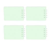 Duyeuau 4Pcs Small Twin Coil Binding Notebook 2.8x4Inch Pocket Notepads 160 Pages Lined Small Writing Pad Notebook