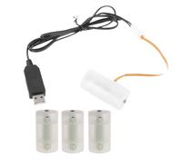 Duyeuau 5V2A USB To 6V LR14 C Battery Eliminators Replacing 4pcs 1.5V LR14 C For Toy Stove Flashlights Water Heater Eliminators