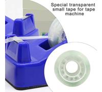 Duyeuau 6/8/10/12 Rolls Clear Adhesive Tape Clear Wrapping Tape for Office School and Home 8mmx28m 12mmx28m 18mmx28m OR