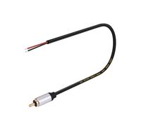 Duyeuau Auditory Connection Cable Auditory Male To Bare Wire Open End Pigtail Wire For Connecting Speakers Amplifiers Receivers