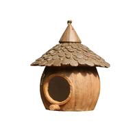 Duyeuau Bird Nests Hanging Nest House Bird Cage Hanging Bed Small Birdcages Toy Outdoor Nest for Wildlife