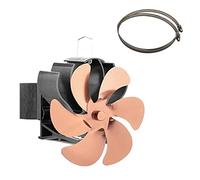 Duyeuau Efficient Fan Fan 6-Blade For Pellet Wood Log Burning Stove 6-Blade Heat Distribution Quiet