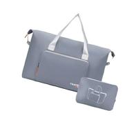 Duyeuau Foldable Sports Bag for Travel and Gym Practical Handbag Large Capacity Shoulder Bag Oxford Cloth Luggage Storage