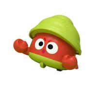 Duyeuau Hand Press Crabs Vehicle Colorful ABS Sliding Car Early Educational Model Vehicle Toy For Indoor Outdoor Travel Friendly Toddler Early Learning Toy