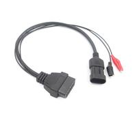 Duyeuau OBDII Full 16Pin To 3 Pin Cable Connector For Car Converter Adapter Diagnostic Extender Tool