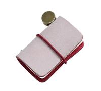 Duyeuau Small Leather Journal 1.25x1.88Inch Pocket Notebook 60 Pages Unlined Refillable for Women Men Writing Sketching