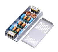 Duyeuau Thin 4 Stage Electromagnetic Filter Suppressor 110-250V for Auditory/Video Equipment 6/10A