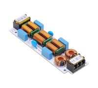 Duyeuau Thin 4 Stage Electromagnetic Filter Suppressor 110-250V for Auditory/Video Equipment 6/10A