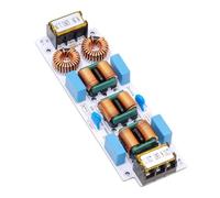 Duyeuau Thin 4 Stage Electromagnetic Filter Suppressor 110-250V for Auditory/Video Equipment 6/10A