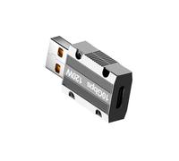 Duyeuau USB 3.1 Male To Type C Female Adapter Auminum Adapter Pocket For High Speed Data Transfer Up To 10Gbps & Fast Charging