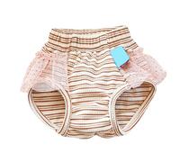 Duyeuau Washable Female Dog Physiological Pants for Small Dogs and Puppies Sanitary Underwear Reusable and Washable Dog