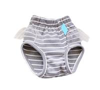 Duyeuau Washable Female Dog Physiological Pants for Small Dogs and Puppies Sanitary Underwear Reusable and Washable Dog