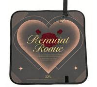 DUYIOKH Renaissance Rose Heart Print Foldable Portable Seat Cushion for World Cup Games, Camping and Outdoor Activities