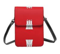 DUYIOKH The Hamburg Flag Print Phone Purse, Adjustable Detachable Strap Cell Phone Pouch Bag for Casual Daily Travel
