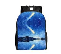 DUYKIMQW meteor Print Stylish Travel Backpack, Cute Laptop Backpack with Full-Front Printed Design