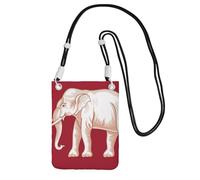 DUYKIMQW Siamese sovereignty flag Print Crossbody Phone Bag with Adjustable Detachable Strap for Daily Commute and Travel