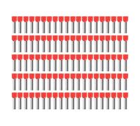 DUZEPA 100pcs 10 mm² x 18 mm Red Insulated Wire End Ferrules - For Garages/Distribution Boxes/Car Parts/Mechanics/Workshops