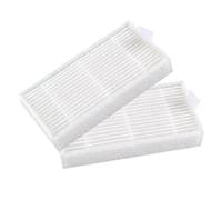 DUZEPA 10Pcs Replacement Filter Compatible with V3 V3S V3S Pro V5 V5S V5S Pro Robot Vacuum Cleaner Accessories White Washable Filter 40X80X15mm