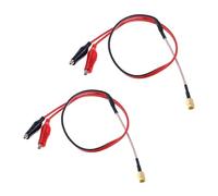 DUZEPA 2 Pcs SMA Male To Double Alligator Clips Tester Cable - RG316, 50cm/19.5 Inches, Ideal for Precise Testing and Measurement Applications