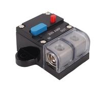 DUZEPA 200A Self-Recovery Resettable Inline Circuit Breaker - Waterproof Manual Re-set for DC 12V-48V Inverters, Trolling Motors