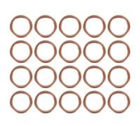 DUZEPA 20Pcs Oil Pan Washer Drain Plugs Sealing Ring Oil Drain Plugs Replacement for Volkswagen Magotan Sagitar CC Audi A4L A6L 22x16x2mm