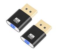 DUZEPA 2Pcs Display Port Headless Ghost Emulator 4K DisplayPort Dummy Plug EDID Emulator Virtual Display Adapter for Remote Servers