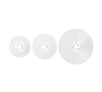 DUZEPA 3Pcs Sewing Machine Bobbin Pen Caps Small Medium Large Replacement Spool Caps Compatible with Brother White Plastic